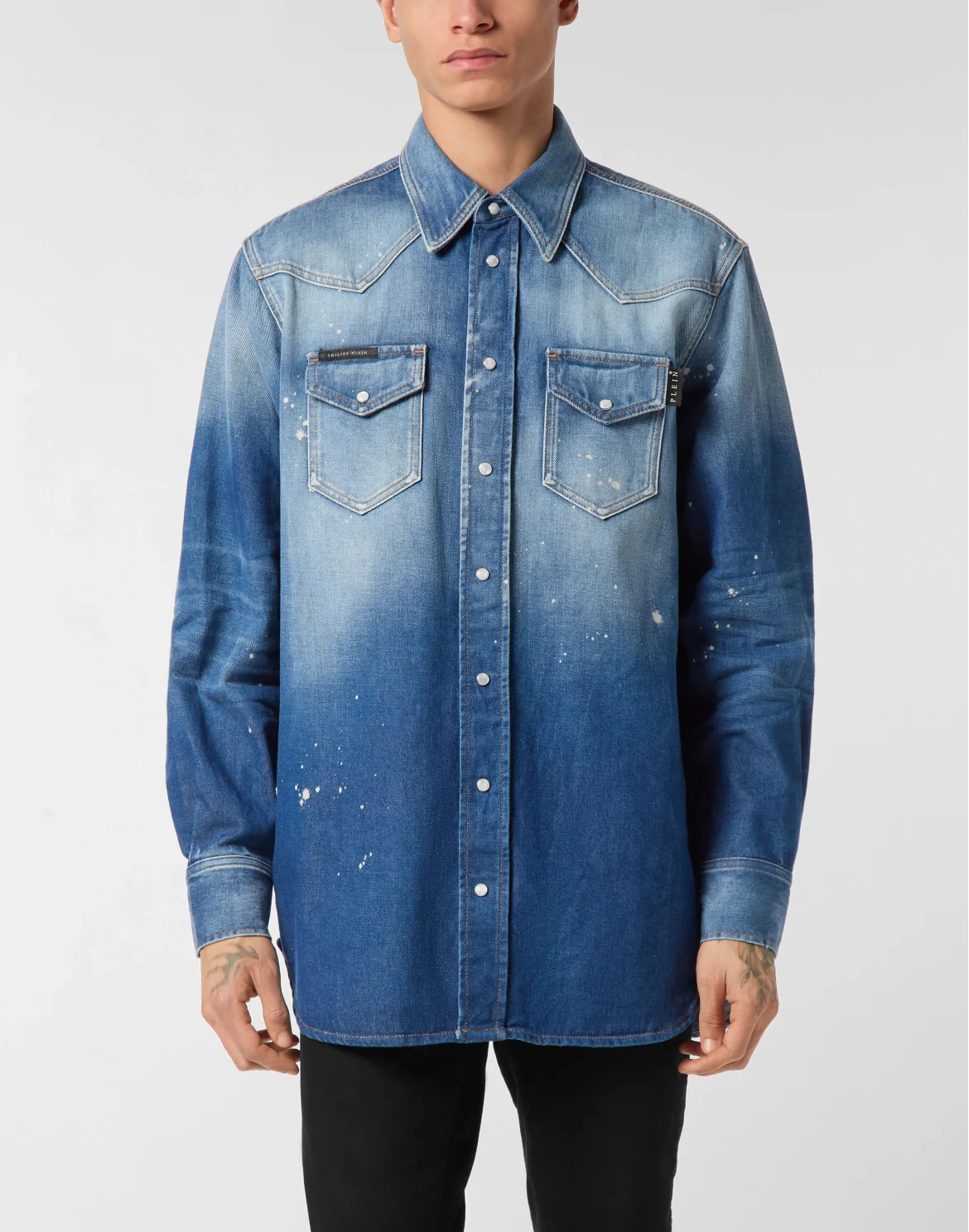 Oversize Denim Shirt, цвет: Голубой