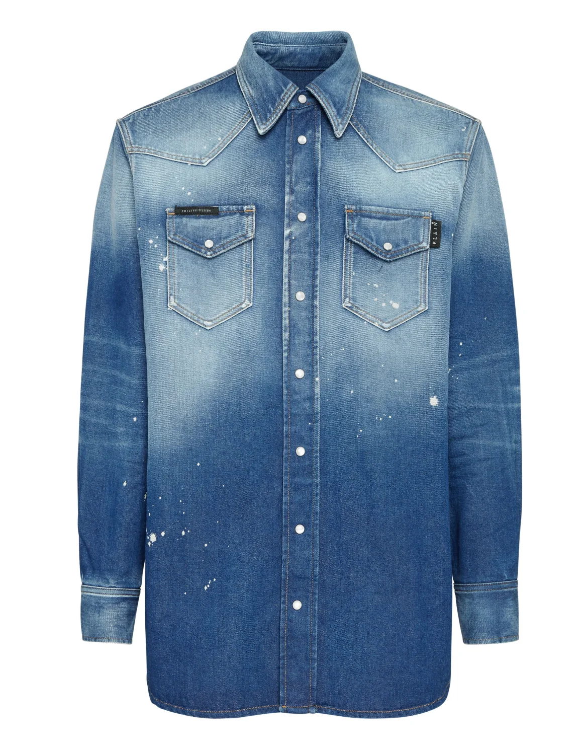 Oversize Denim Shirt, цвет: Голубой