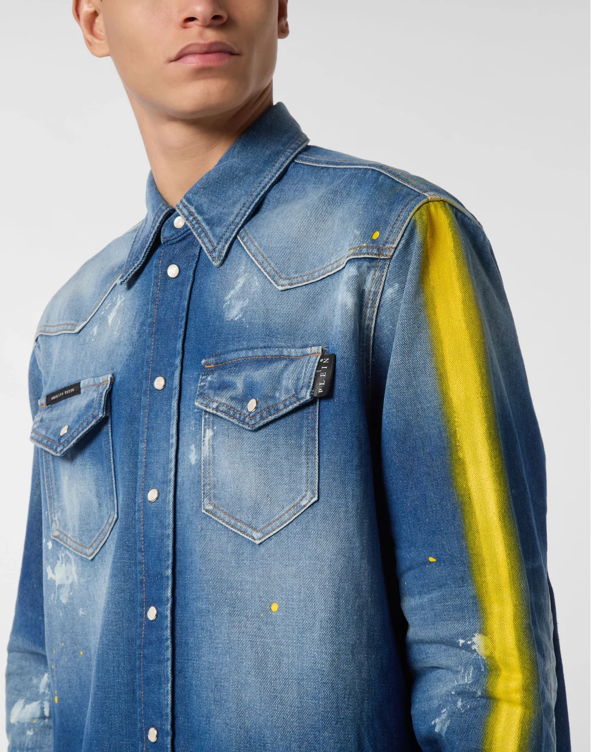 Oversize Denim Shirt, цвет: Синий