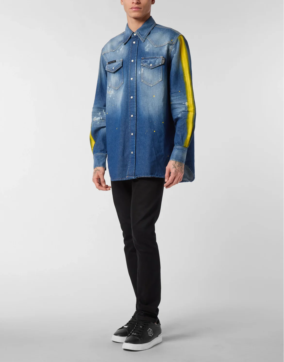 Oversize Denim Shirt, цвет: Синий
