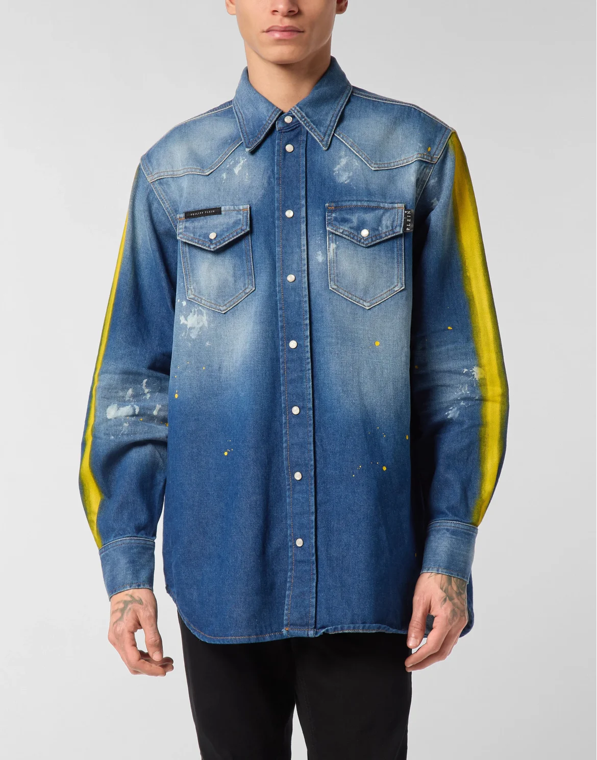 Oversize Denim Shirt, цвет: Синий