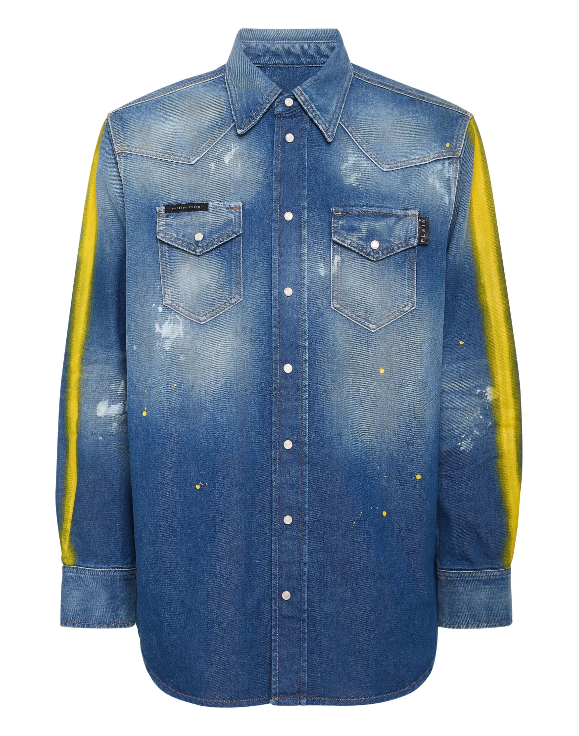 Oversize Denim Shirt, цвет: Синий