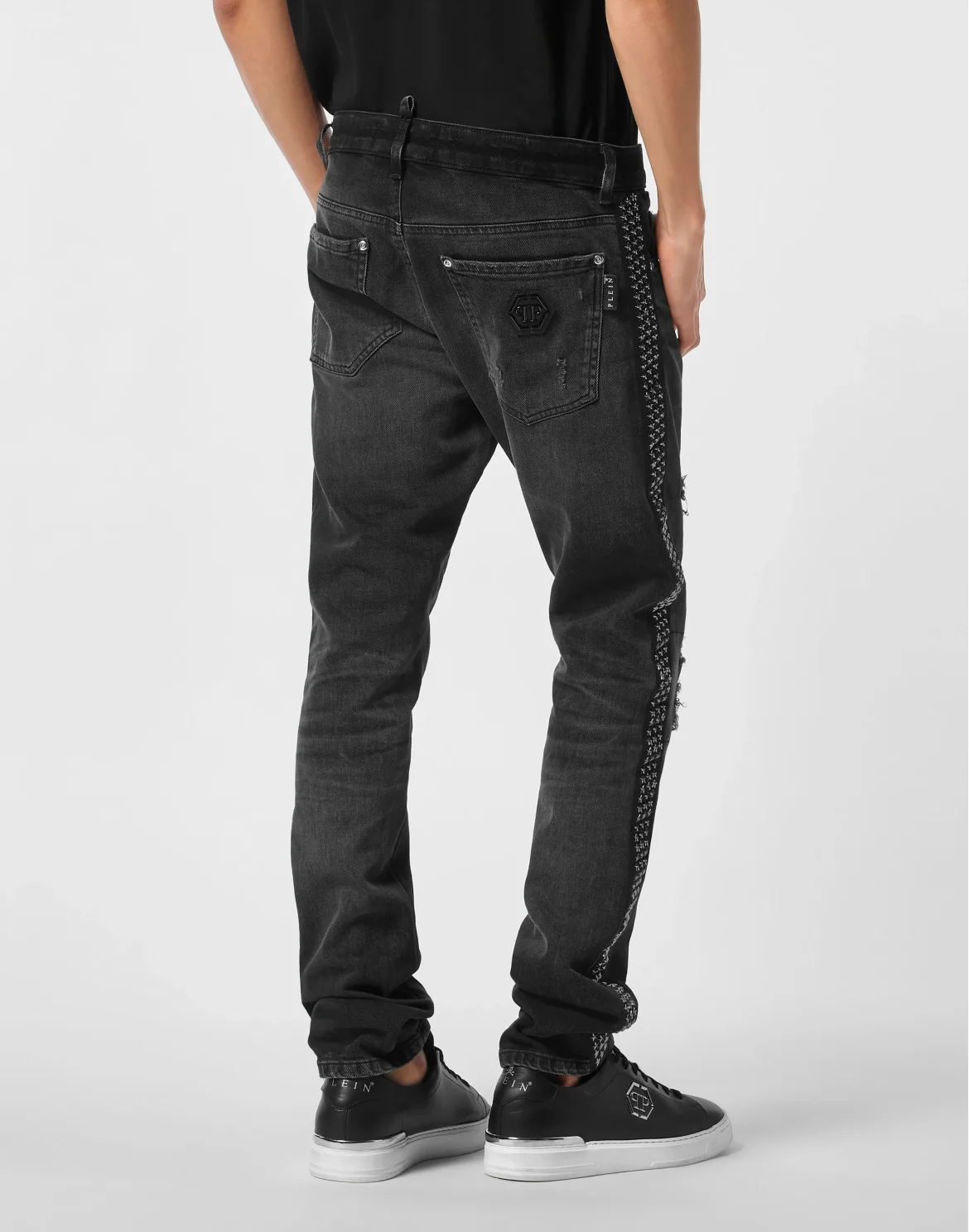5-Pocket Super Straight Cut Jeans Stars, цвет: Серый