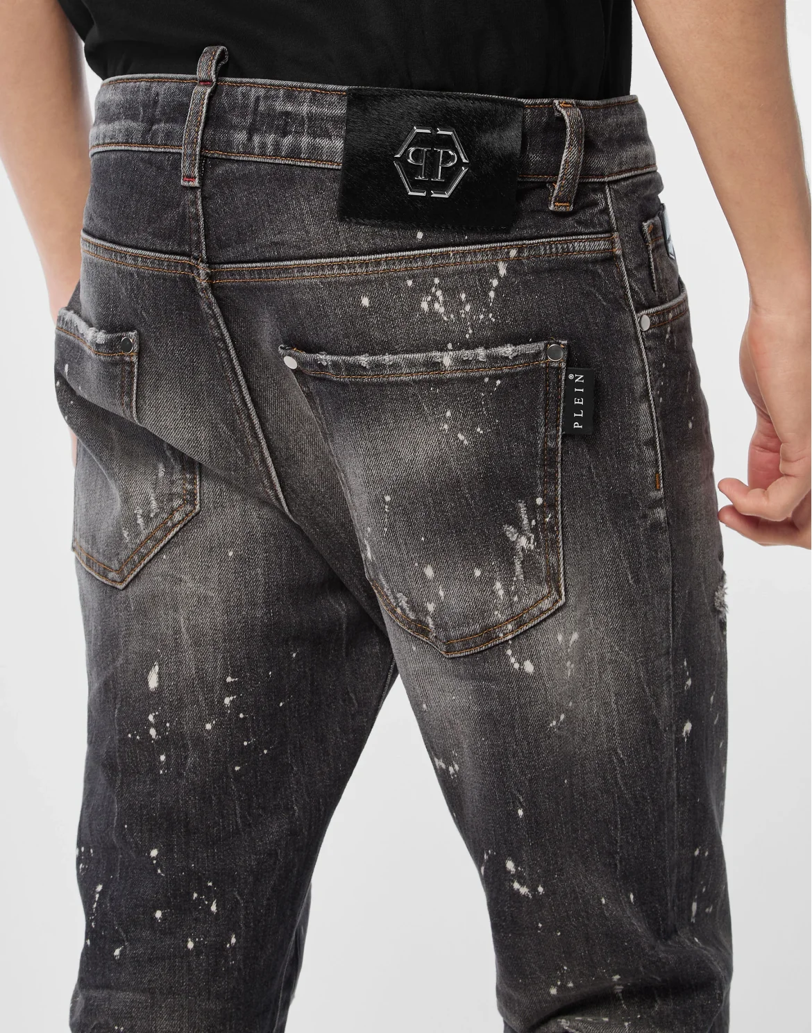 5-Pocket Skinny Jeans PP, цвет: Серый