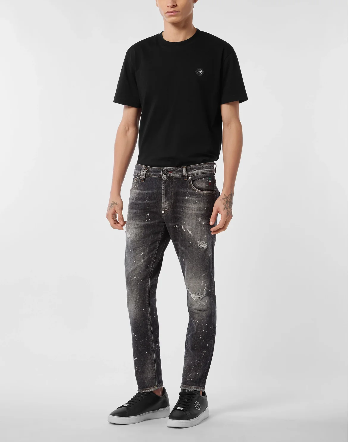 5-Pocket Skinny Jeans PP, цвет: Серый