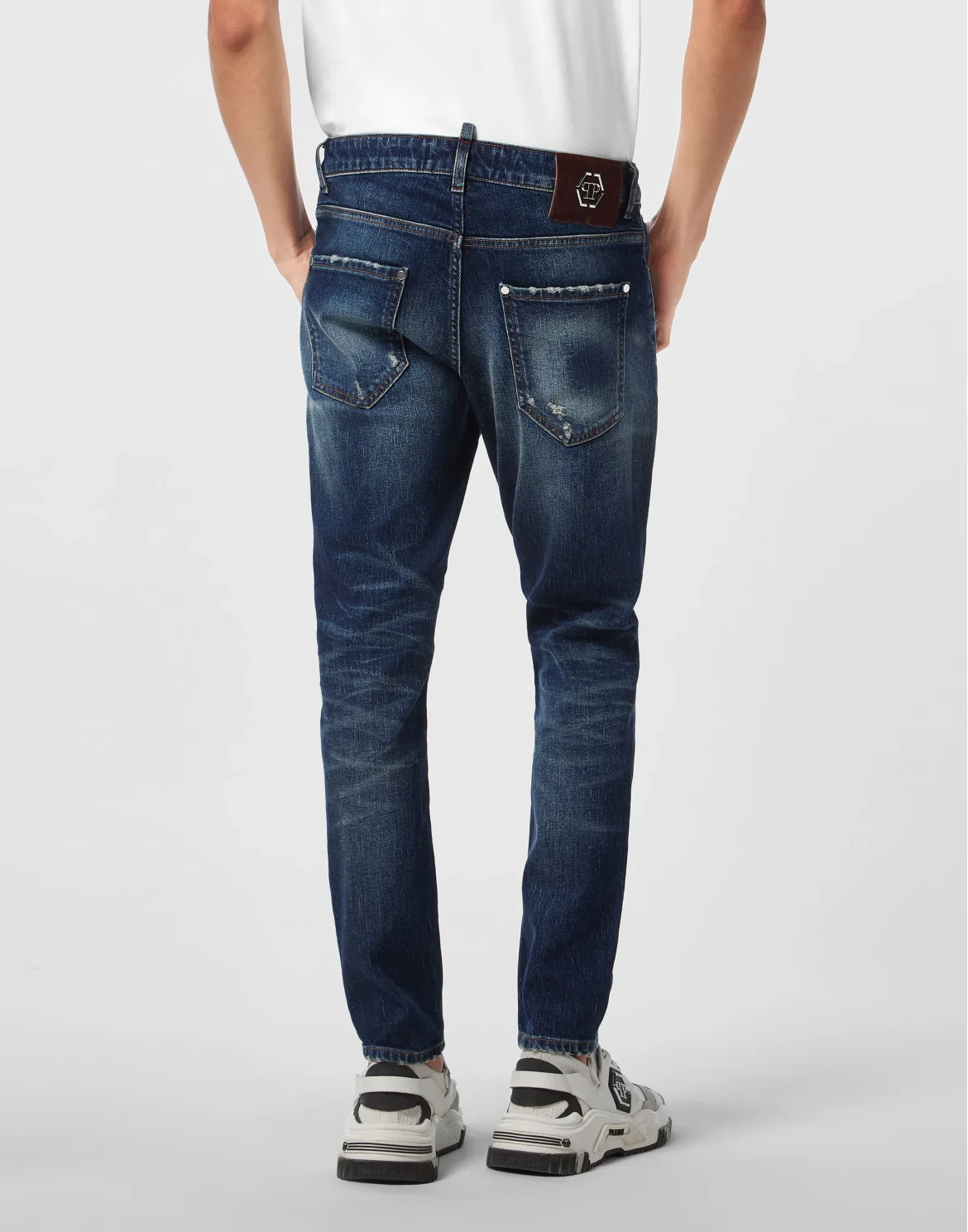 5-Pocket Skinny Jeans PP, цвет: Синий