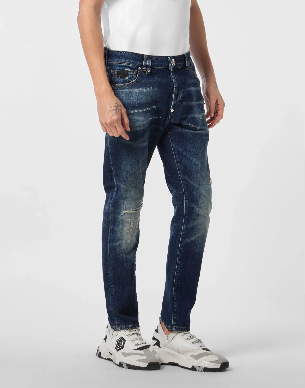 5-Pocket Skinny Jeans PP, цвет: Синий
