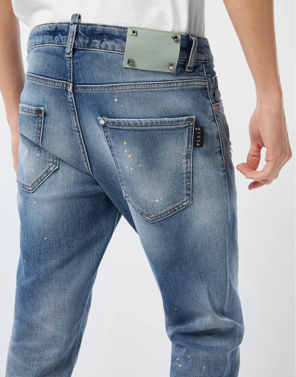 5-Pocket Skinny Jeans PP, цвет: Голубой
