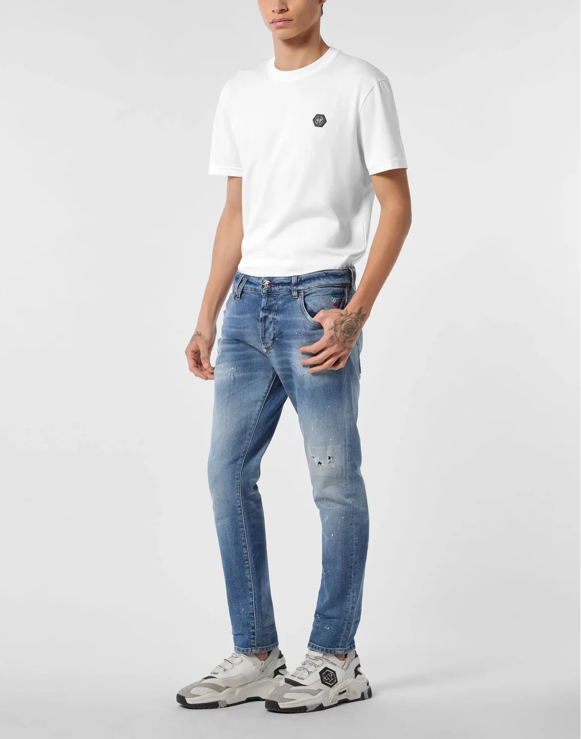 5-Pocket Skinny Jeans PP, цвет: Голубой