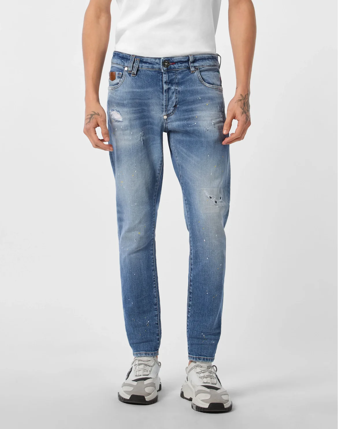 5-Pocket Skinny Jeans PP, цвет: Голубой