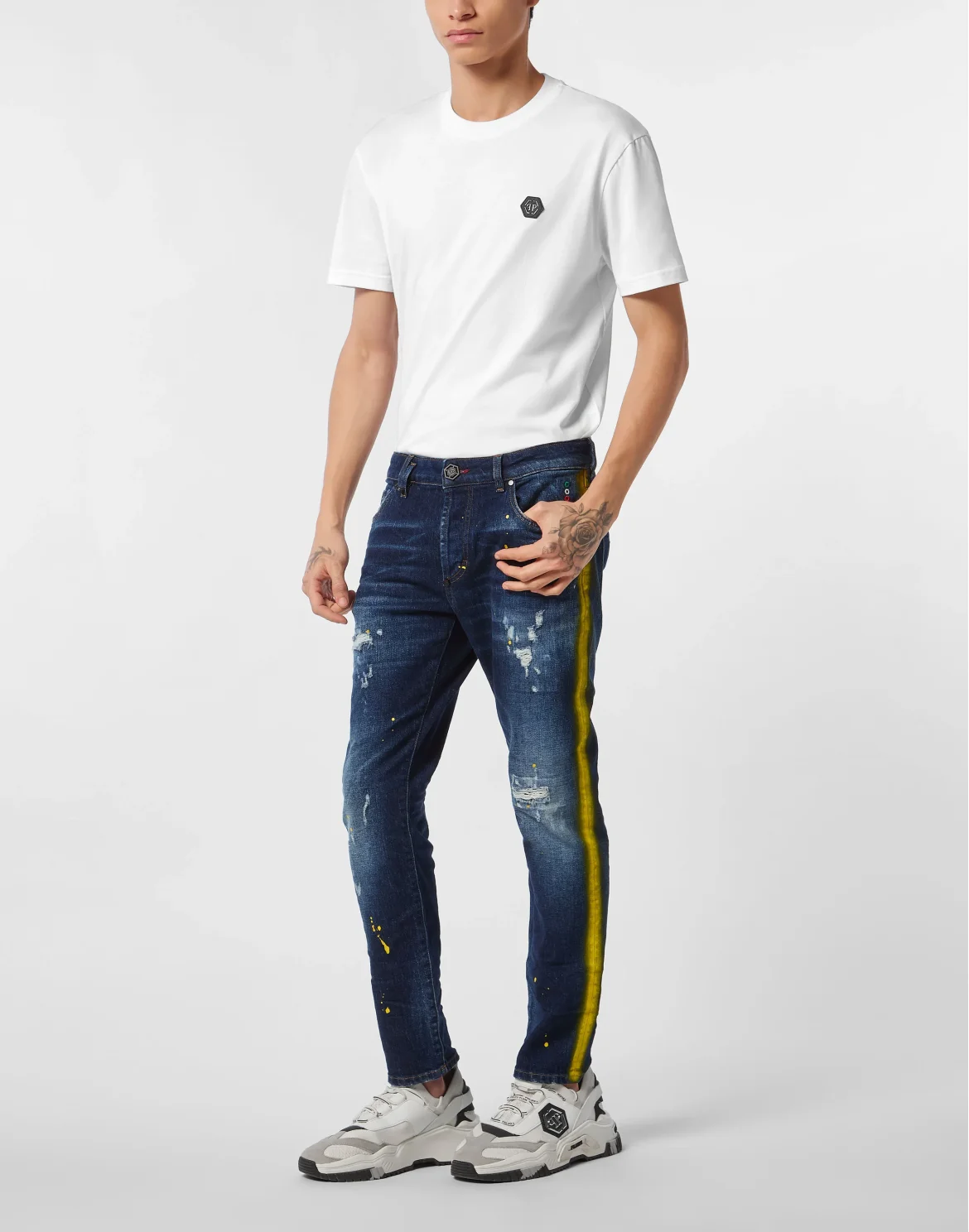 5-Pocket Skinny Jeans PP, цвет: Синий