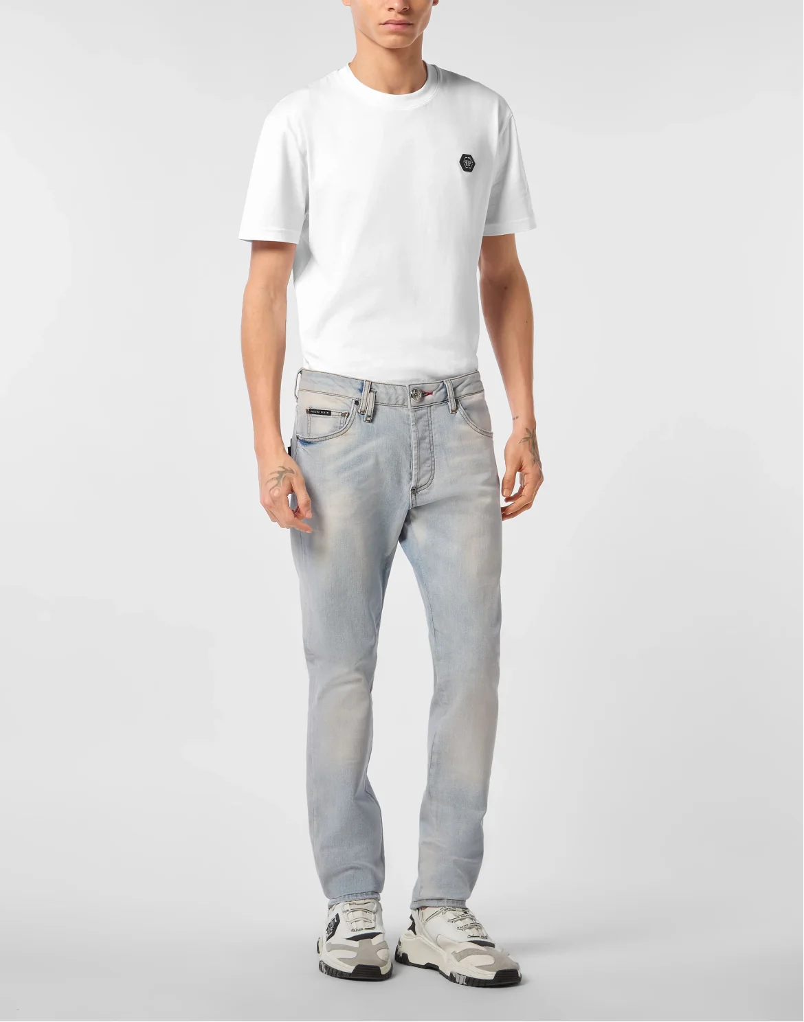 Super Straight Cut Jeans Flying Money, цвет: Голубой