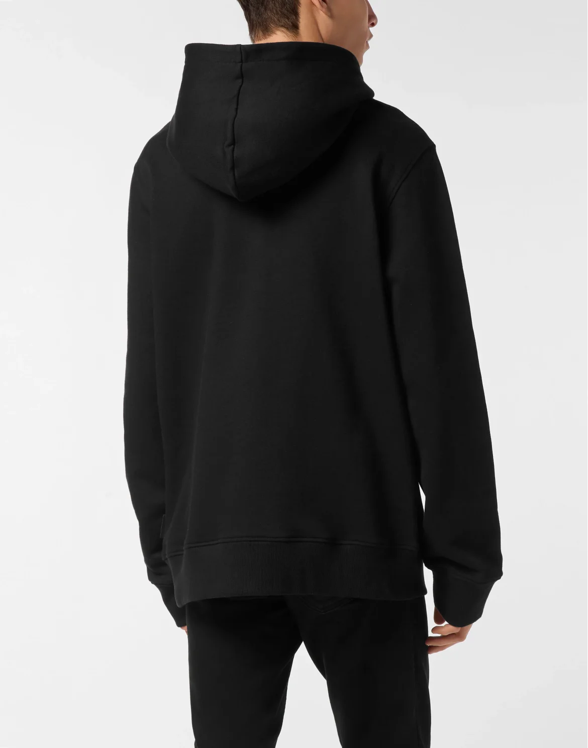Fleece Hoodie Sweatshirt Stones, цвет: Черный