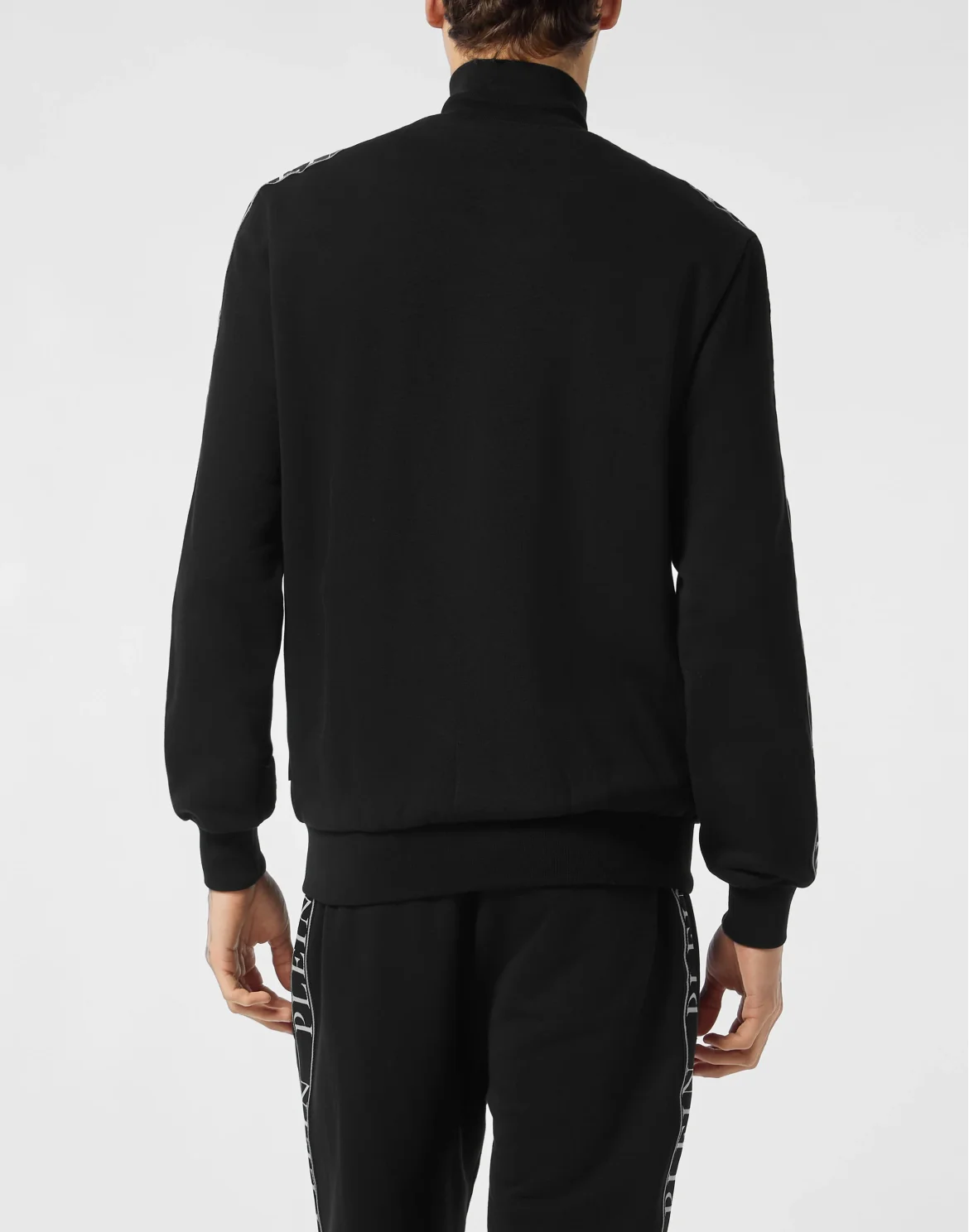 Fleece Tracksuit Jacket Plein Tape, цвет: Черный