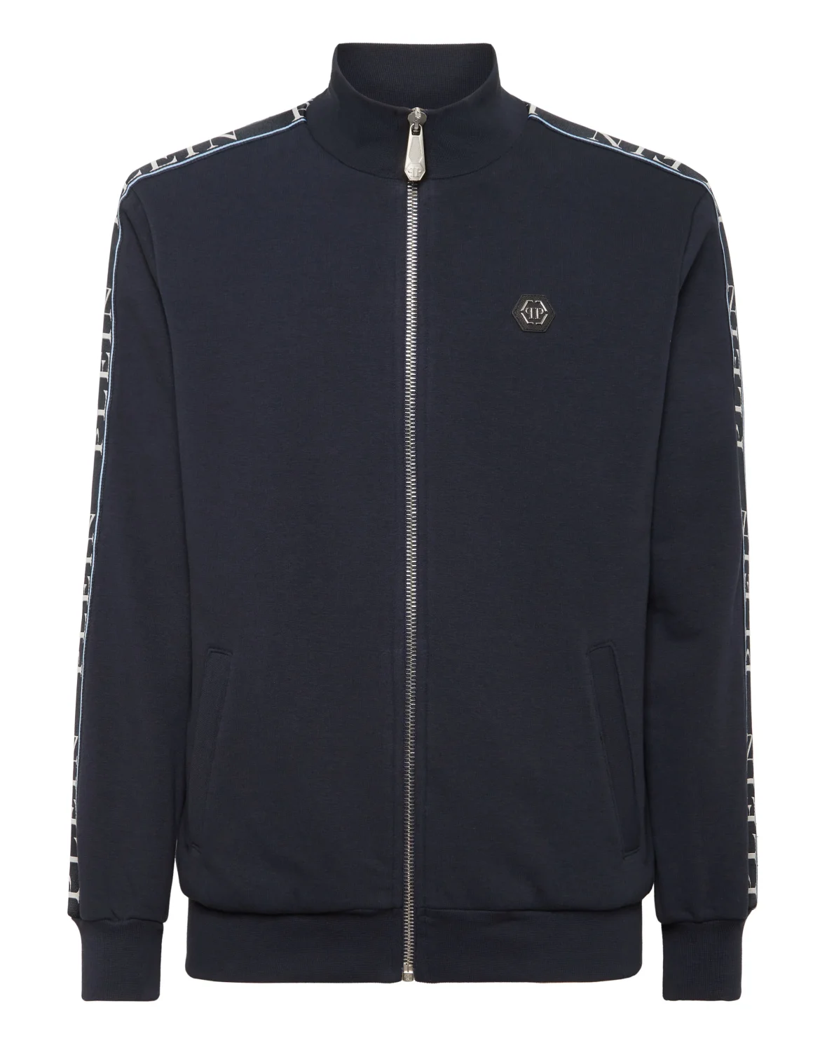 Fleece Tracksuit Jacket Plein Tape, цвет: Синий
