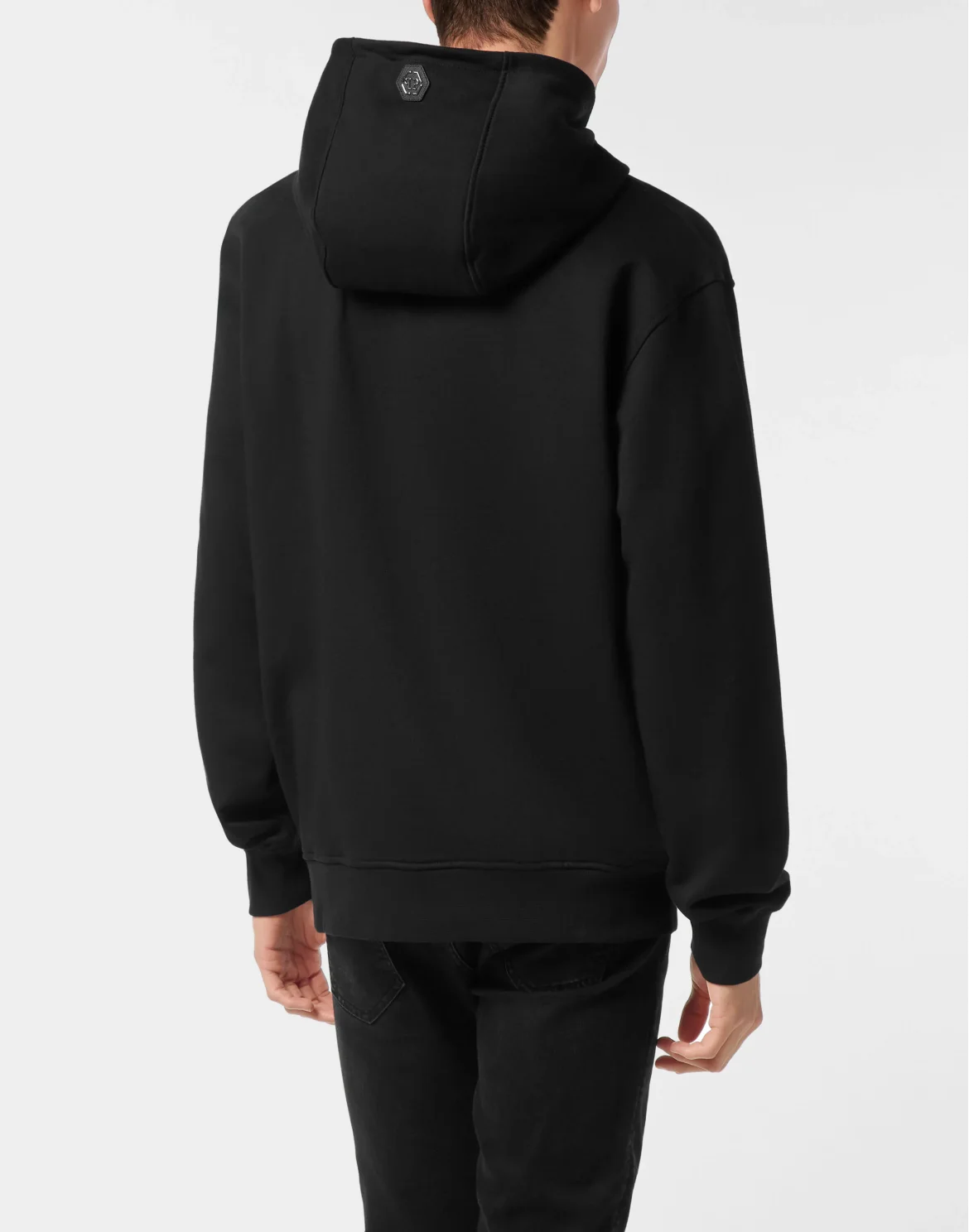 Hoodie Gradient Skull, цвет: Черный