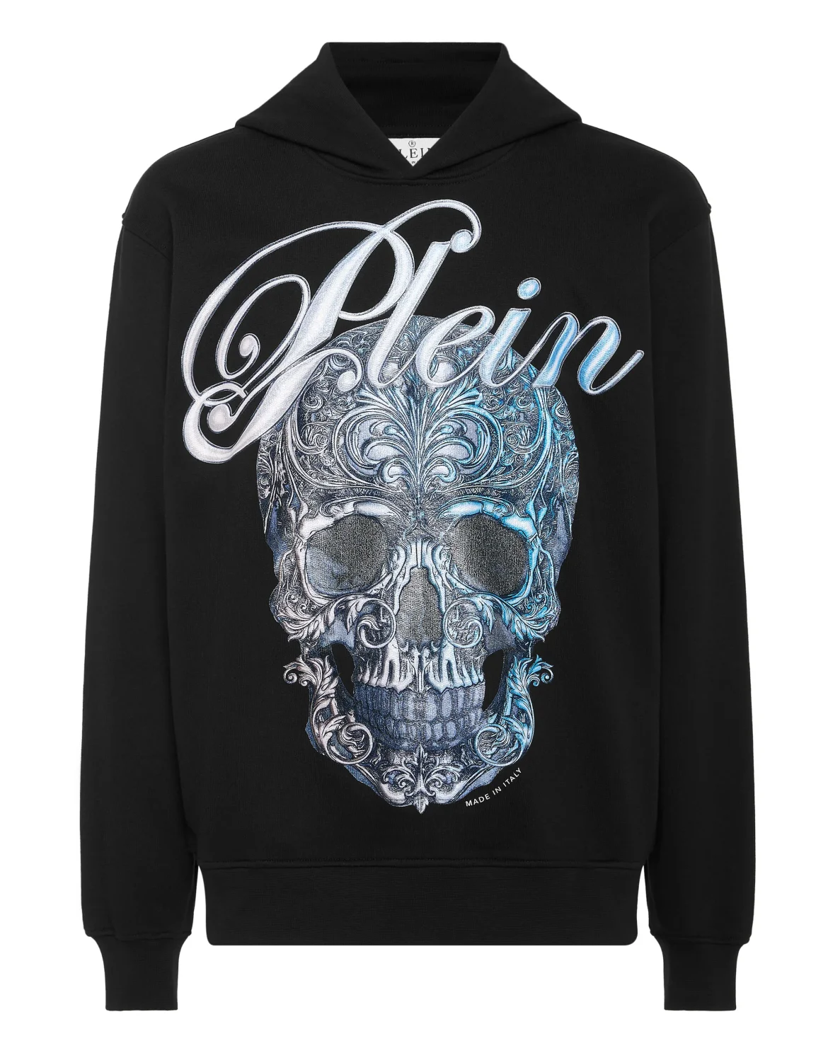 Hoodie Gradient Skull, цвет: Черный