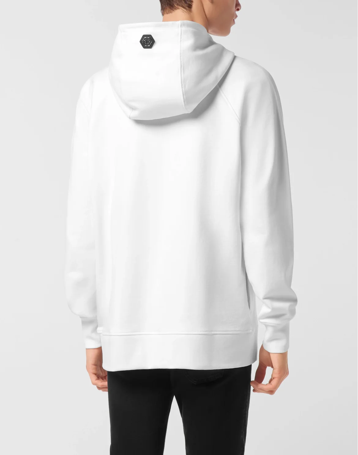 Hoodie Basic Strass Signature, цвет: Белый
