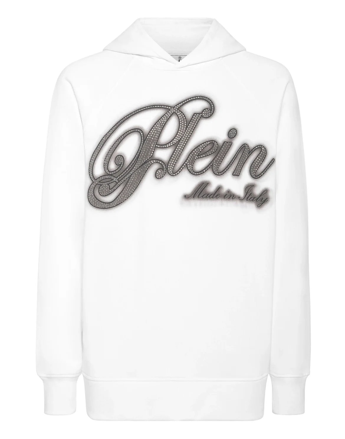 Hoodie Basic Strass Signature, цвет: Белый
