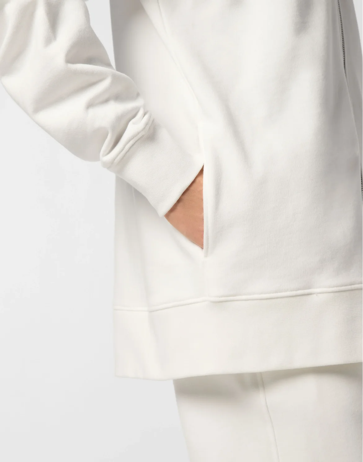 Zip Hoodie Basic Signature, цвет: Бежевый