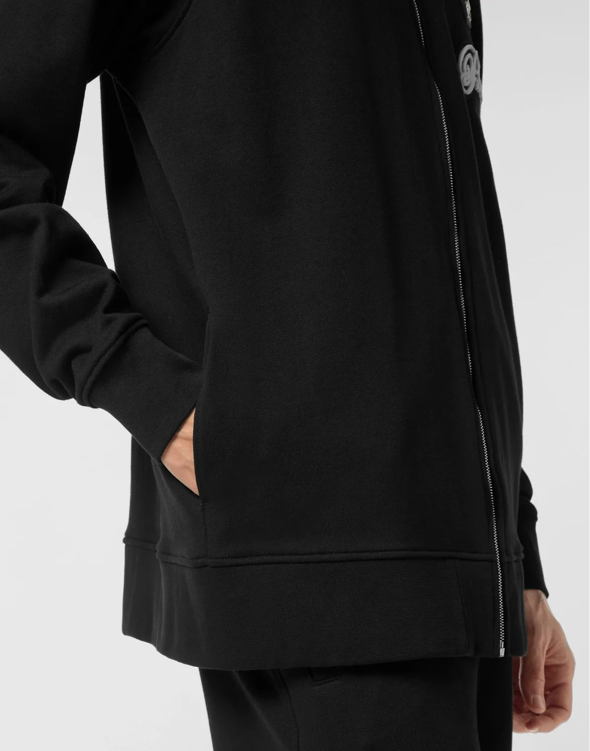 Zip Hoodie Basic Signature, цвет: Черный