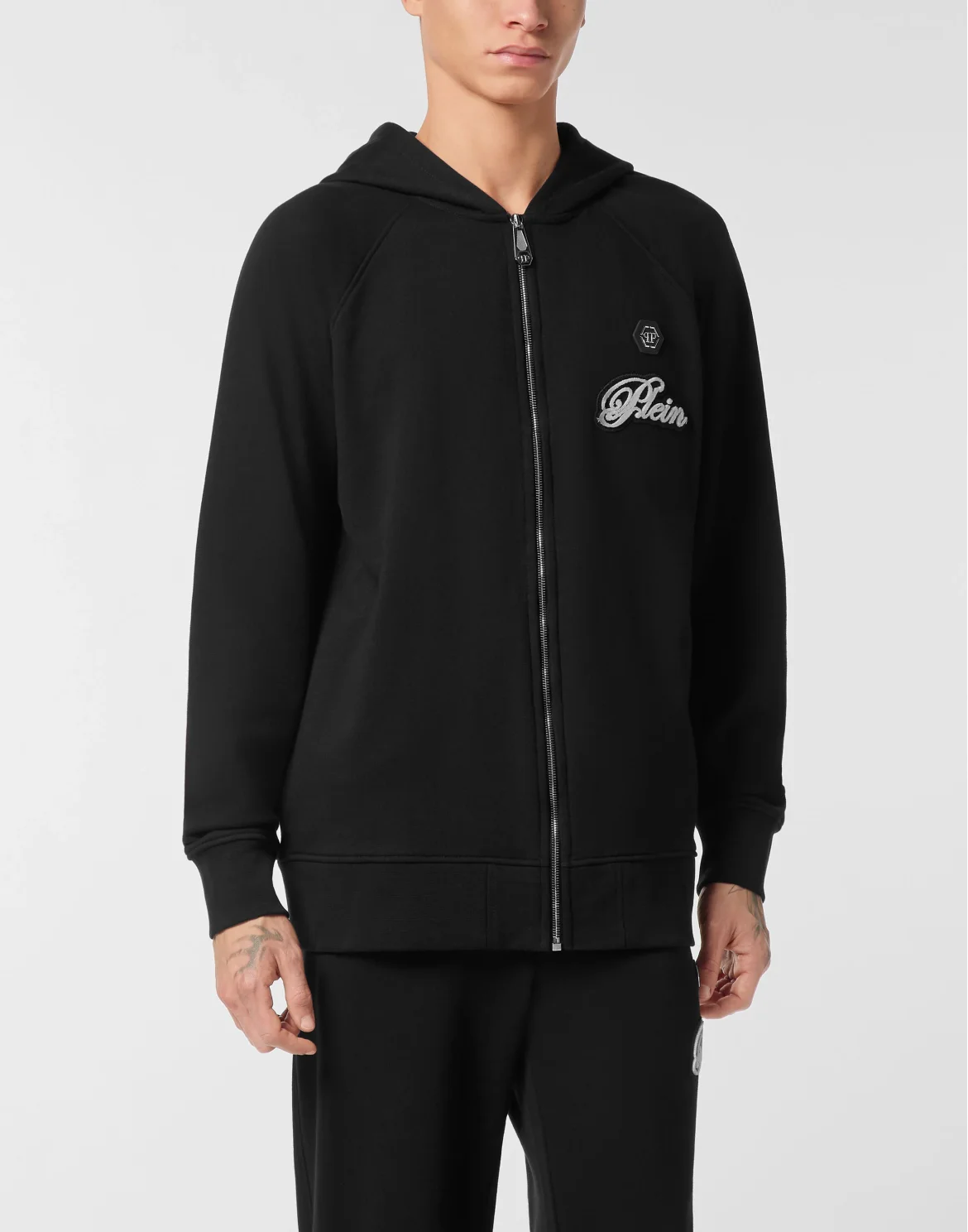 Zip Hoodie Basic Signature, цвет: Черный