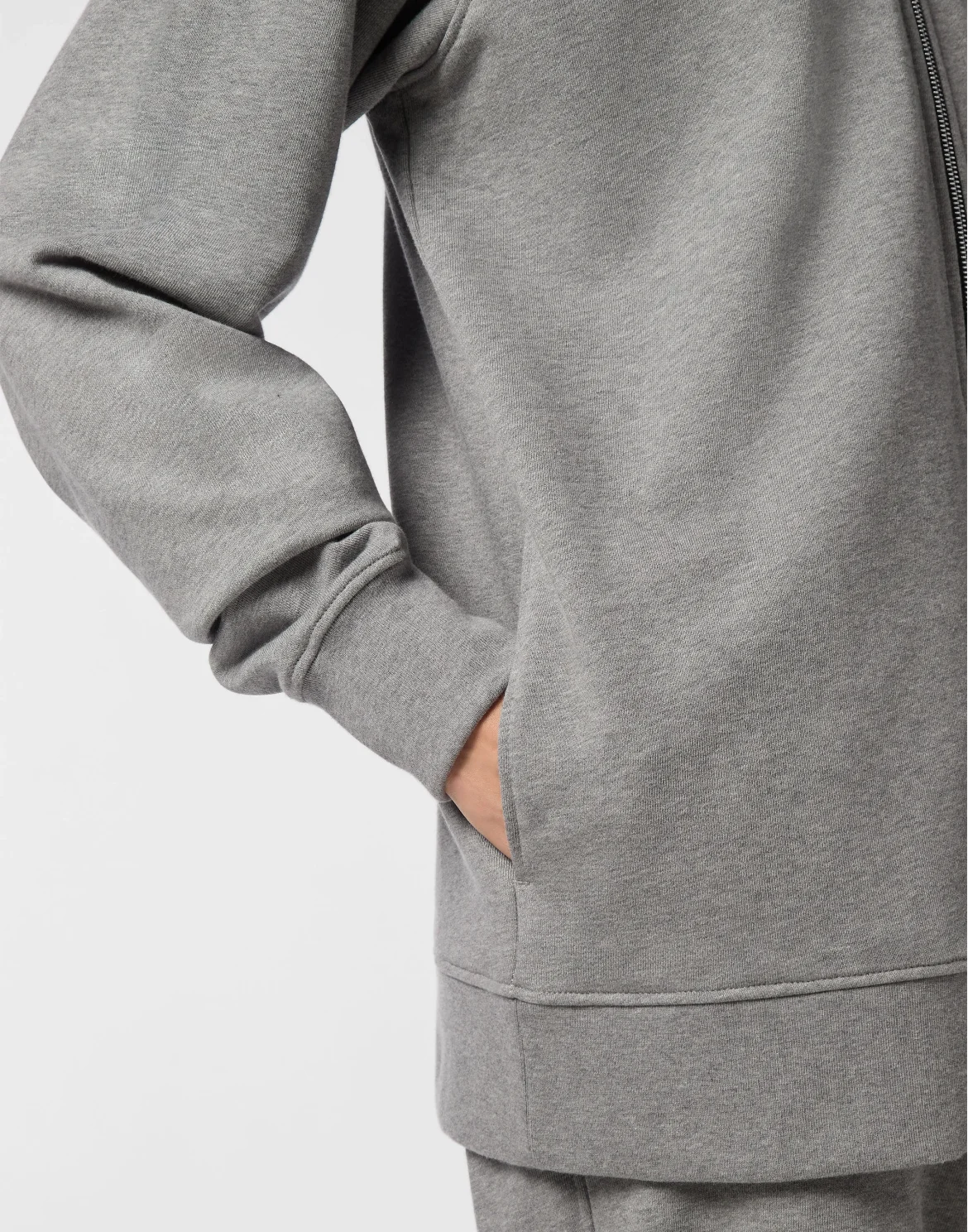 Zip Hoodie Basic Signature, цвет: Серый