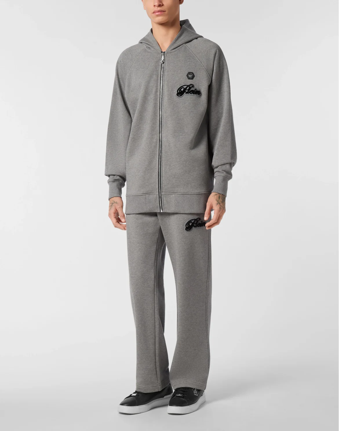 Zip Hoodie Basic Signature, цвет: Серый
