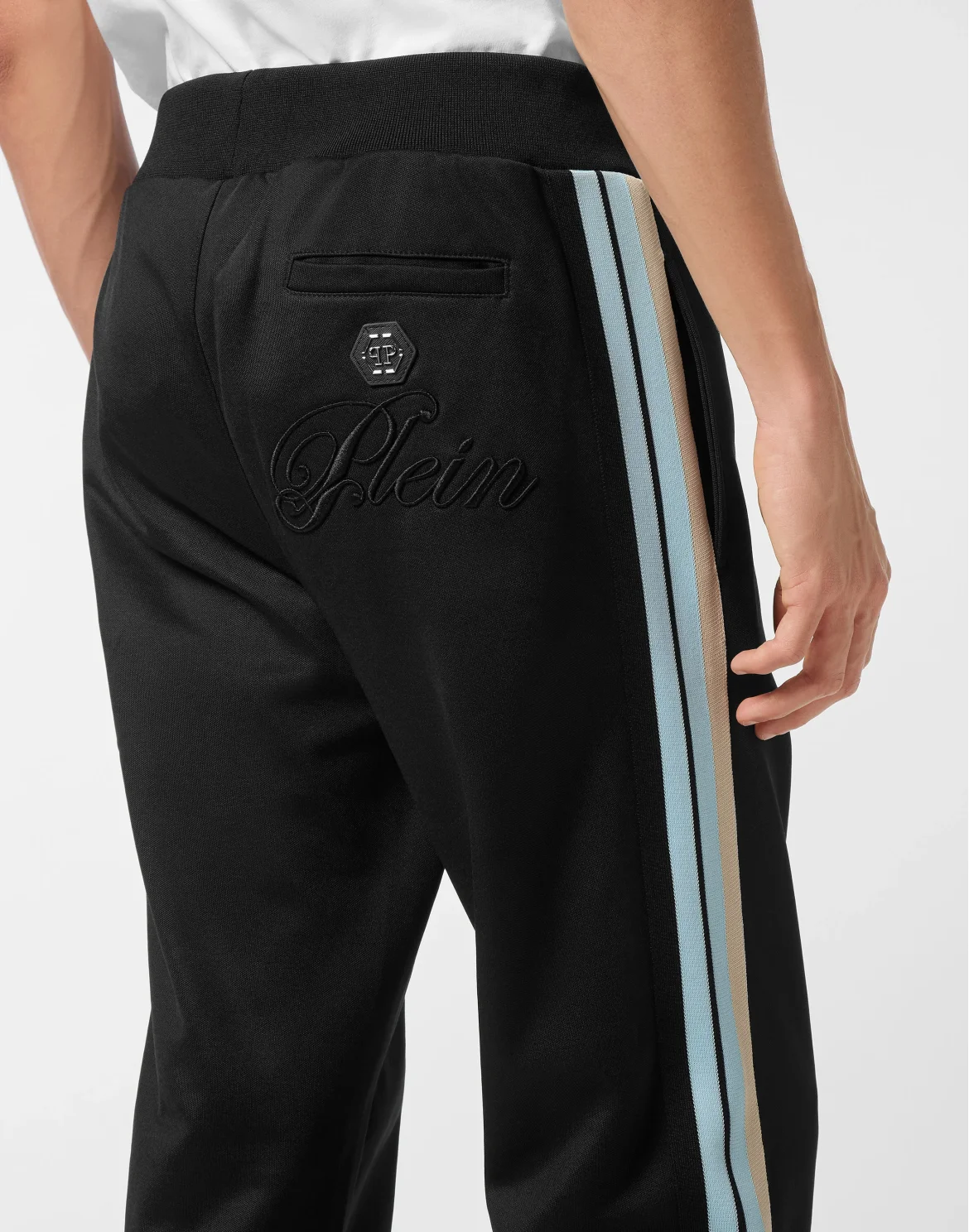 Tracksuit Pants Stripes, цвет: Черный
