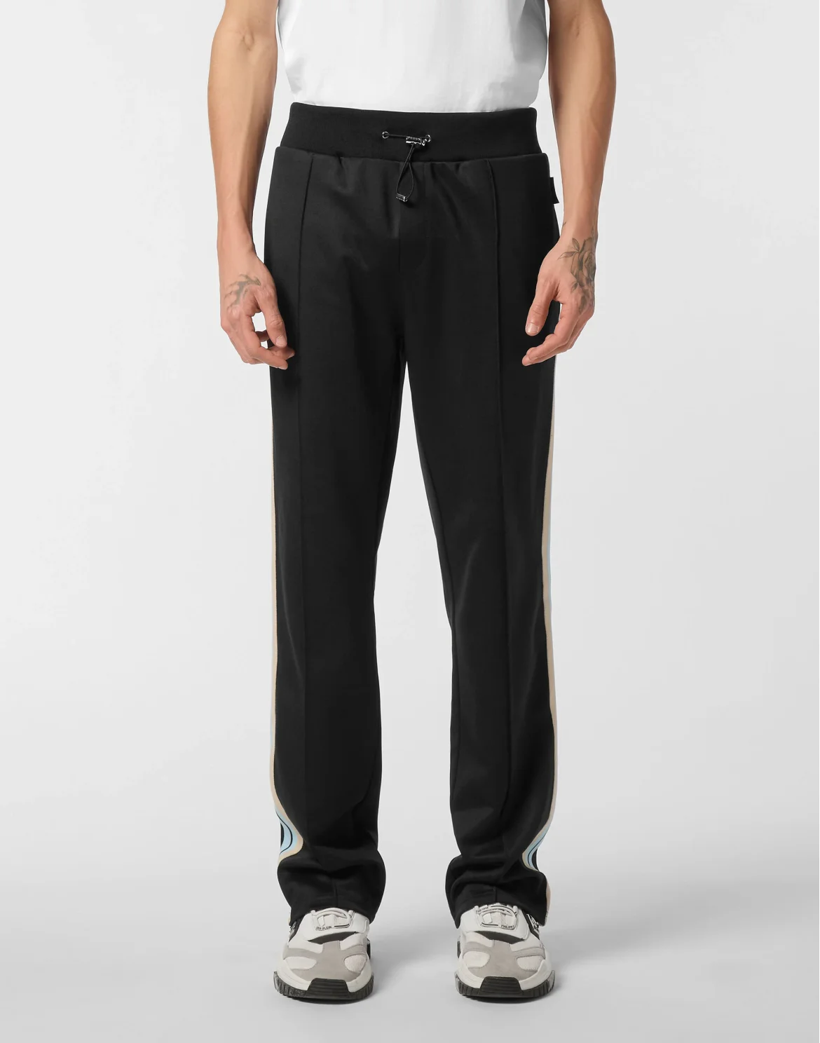 Tracksuit Pants Stripes, цвет: Черный