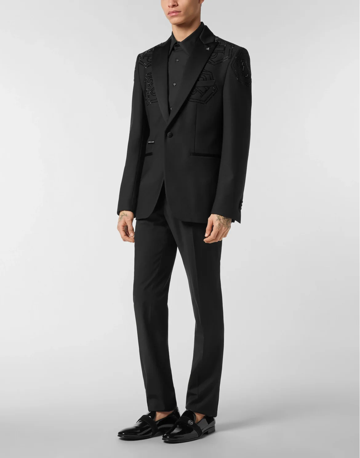 Wool Blazer Lord Fit Monogram, цвет: Черный