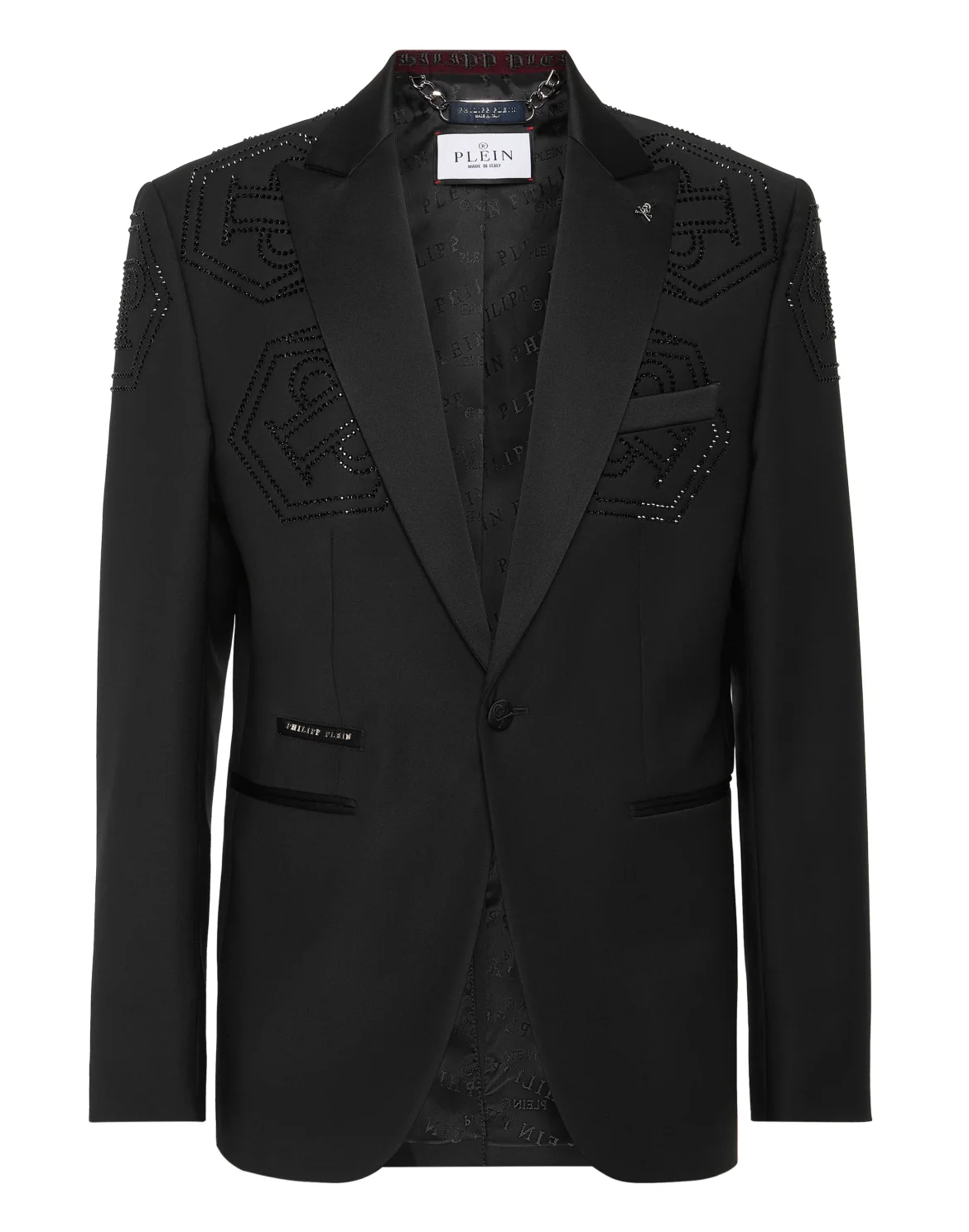 Wool Blazer Lord Fit Monogram, цвет: Черный