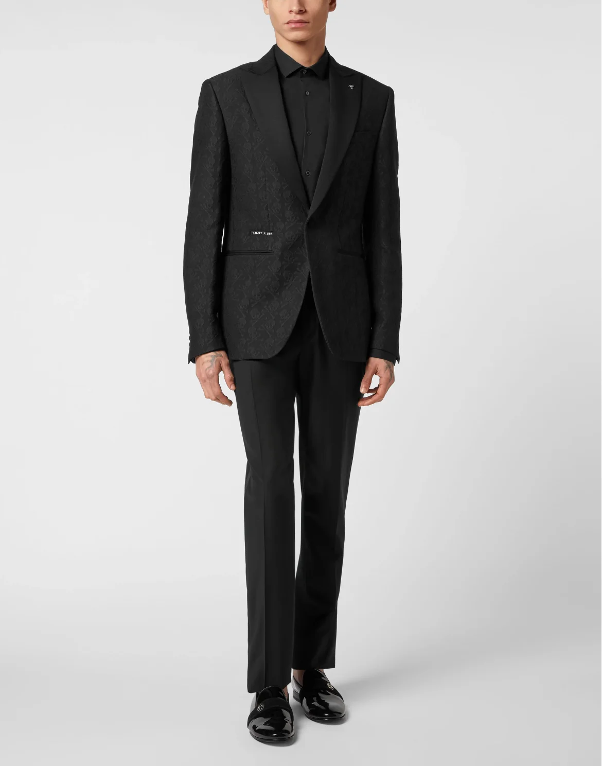 Jacquard Blazer Skull & Bones, цвет: Черный