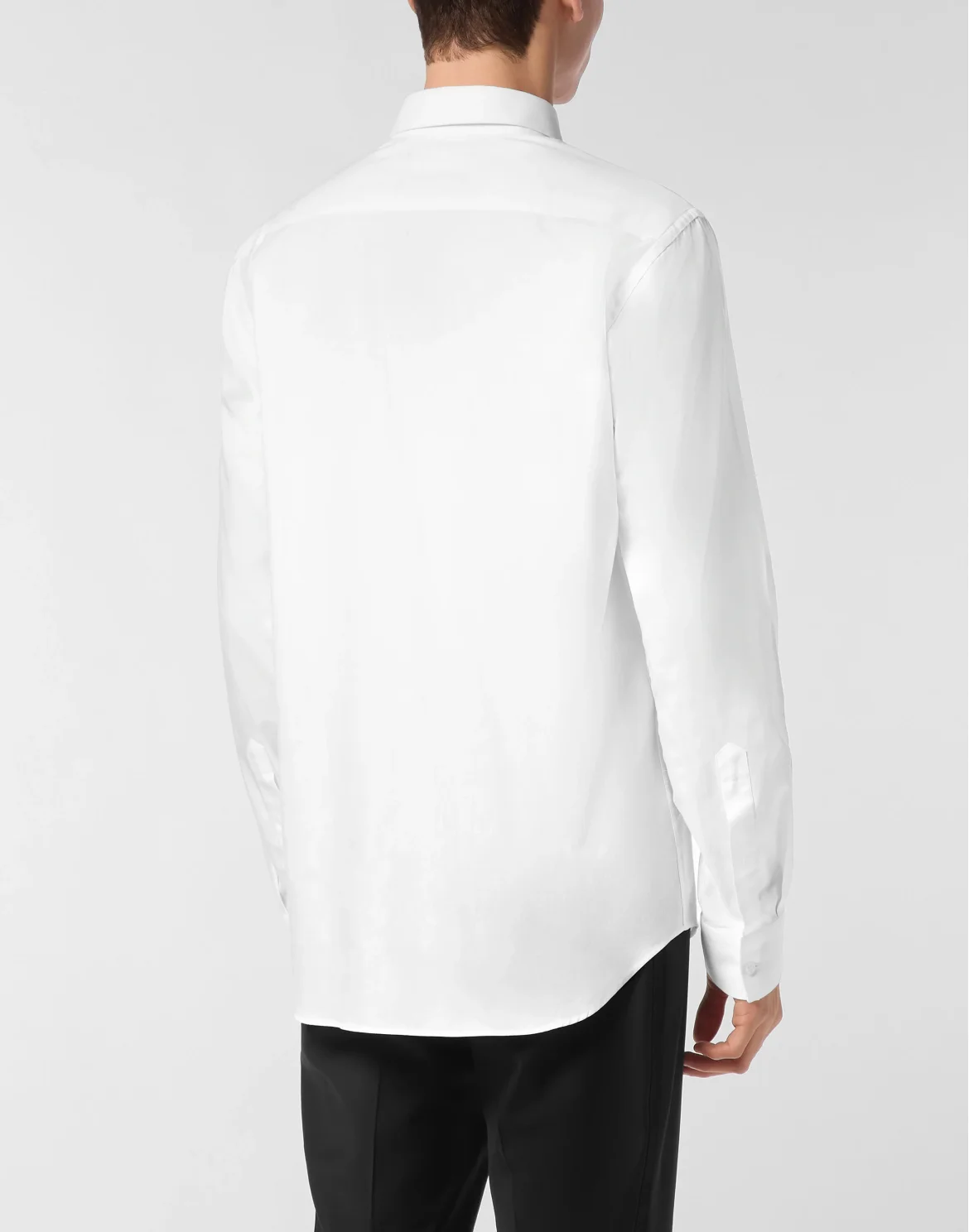Regular Fit Shirt Herringbone, цвет: Белый
