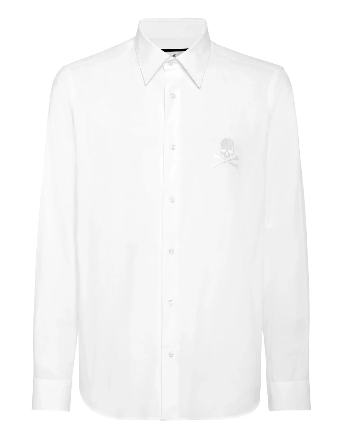 Regular Fit Shirt Herringbone, цвет: Белый