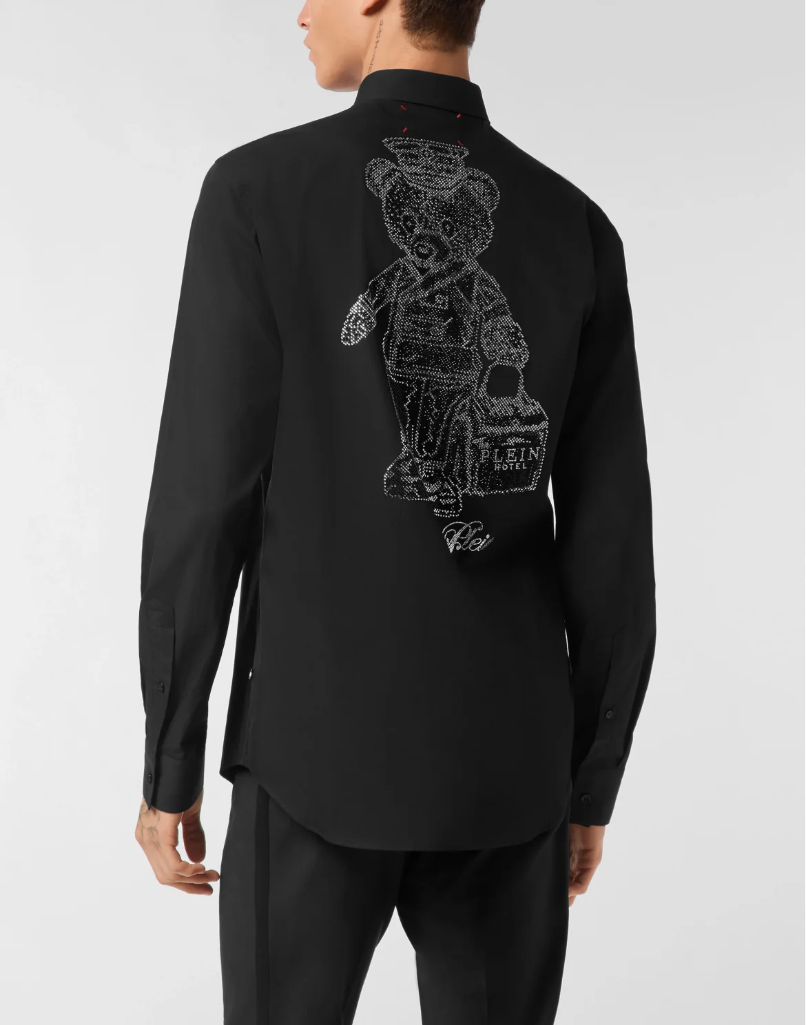 Sugar Daddy Cut Shirt Teddy Crystal, цвет: Черный