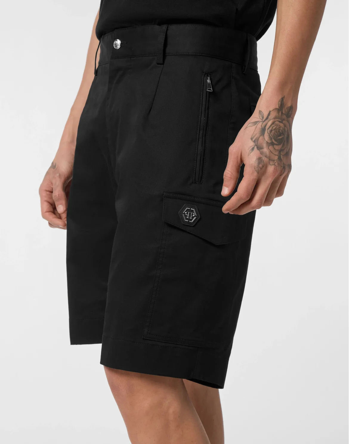 Cotton Cargo Short, цвет: Черный