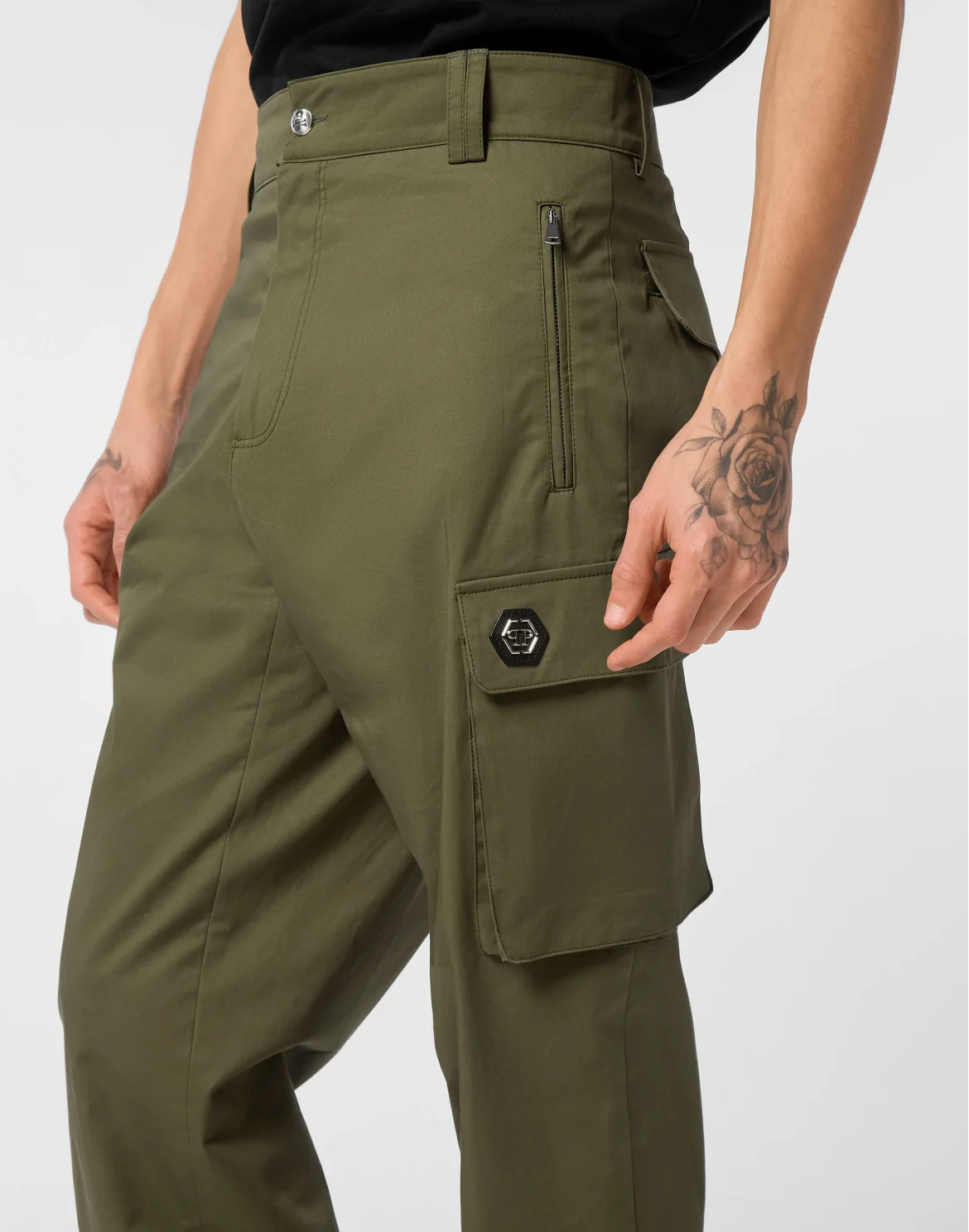 Basic Cargo Joggers, цвет: Зеленый