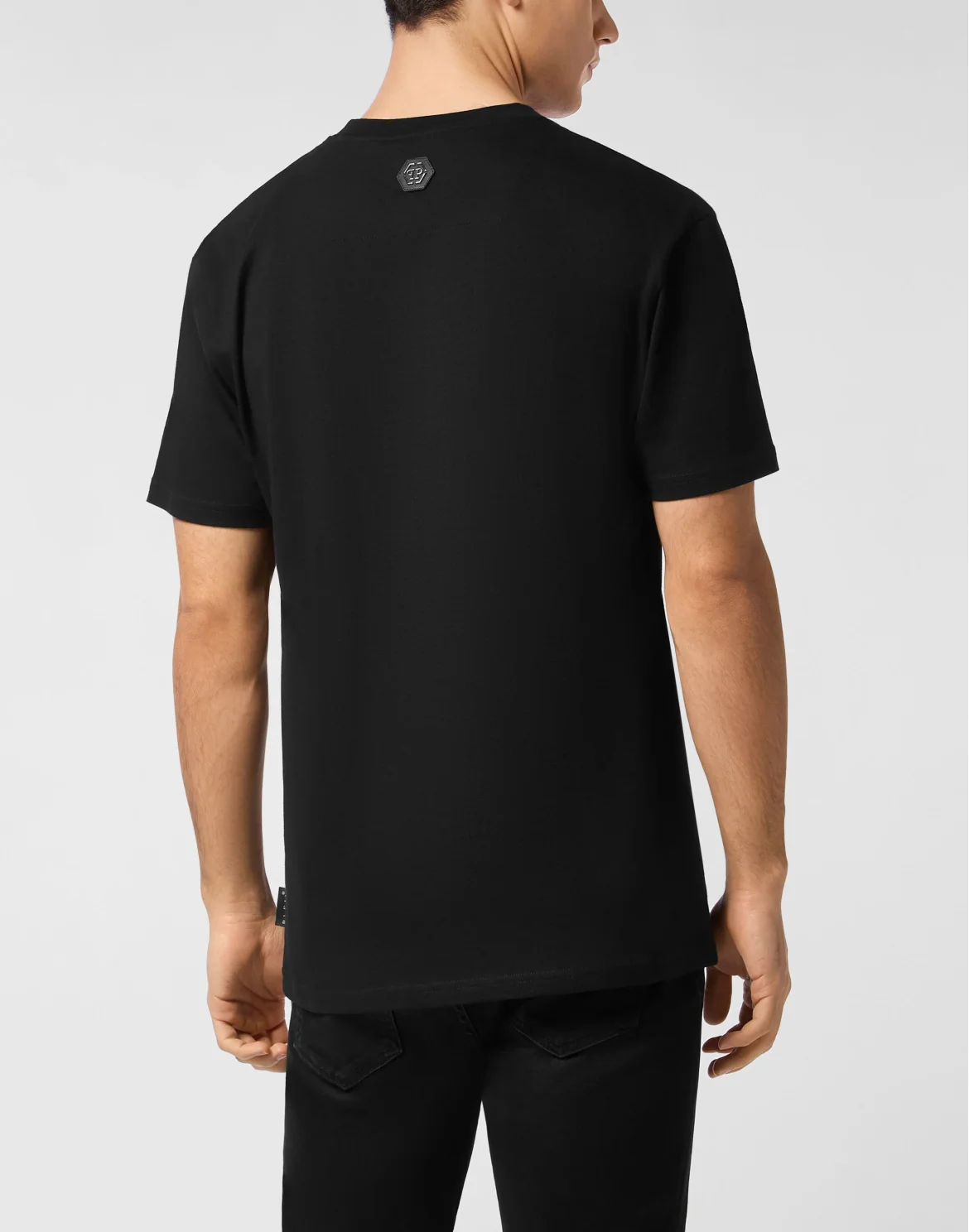 Round Neck T-Shirt Crest, цвет: Черный