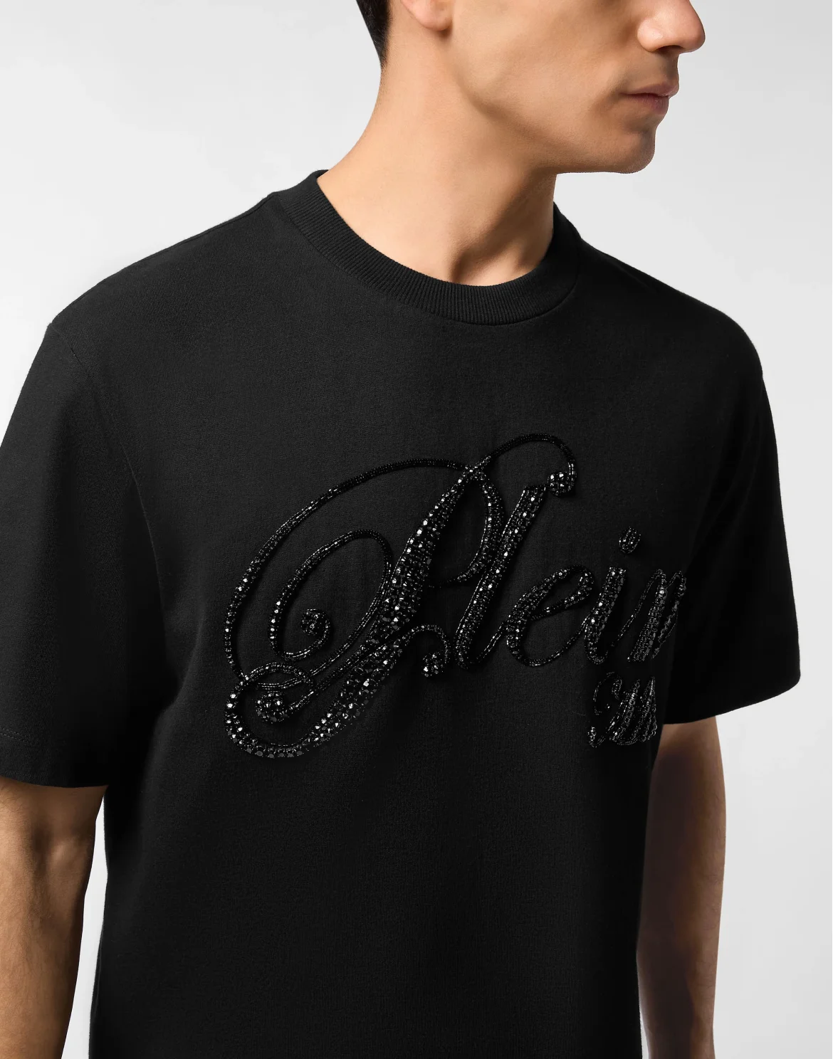 Round Neck T-Shirt Stones, цвет: Черный