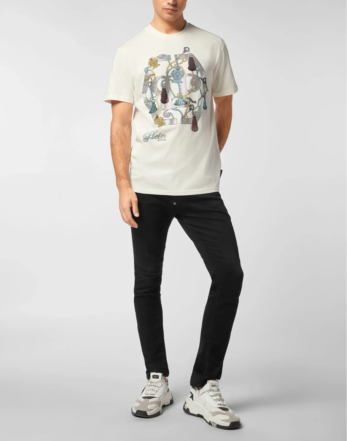 Round Neck T-Shirt Tassel PP, цвет: Бежевый