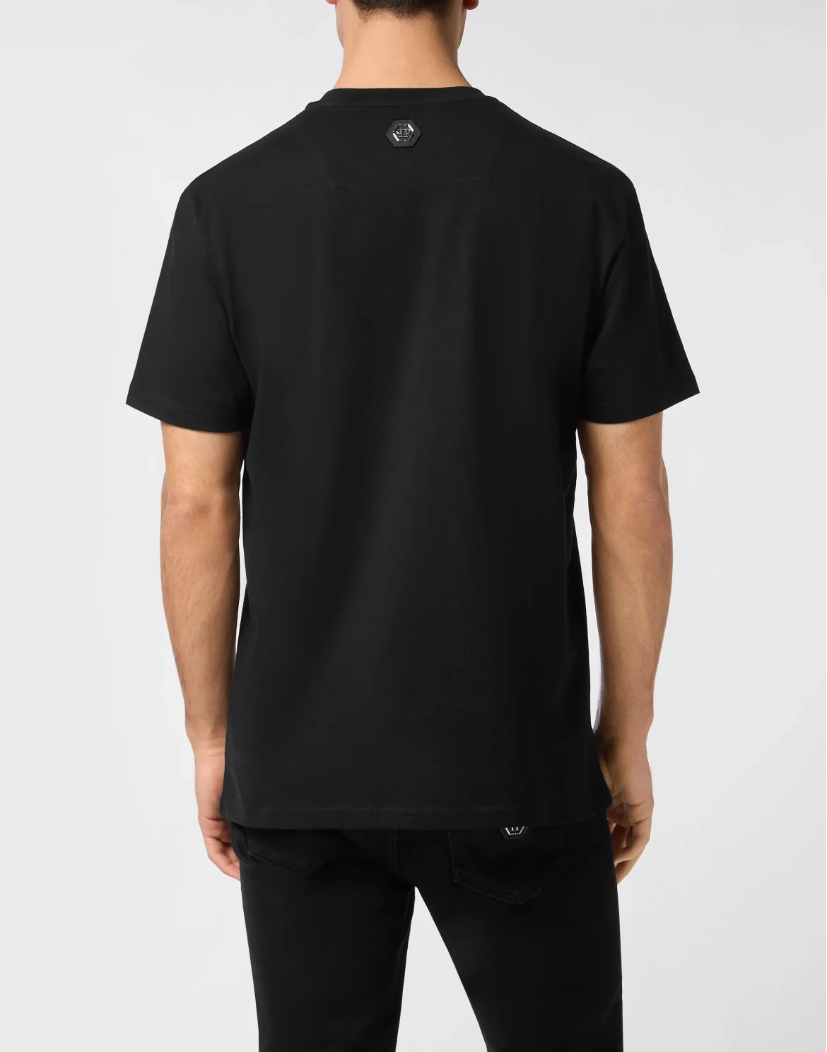 Round Neck T-Shirt Full Of Stones Teddy Glass, цвет: Черный