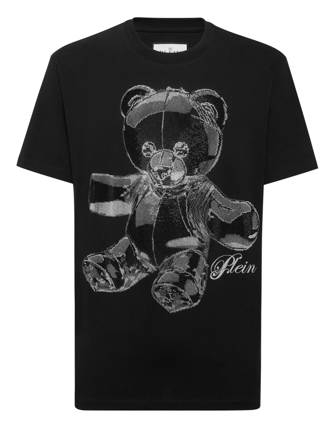 Round Neck T-Shirt Full Of Stones Teddy Glass, цвет: Черный