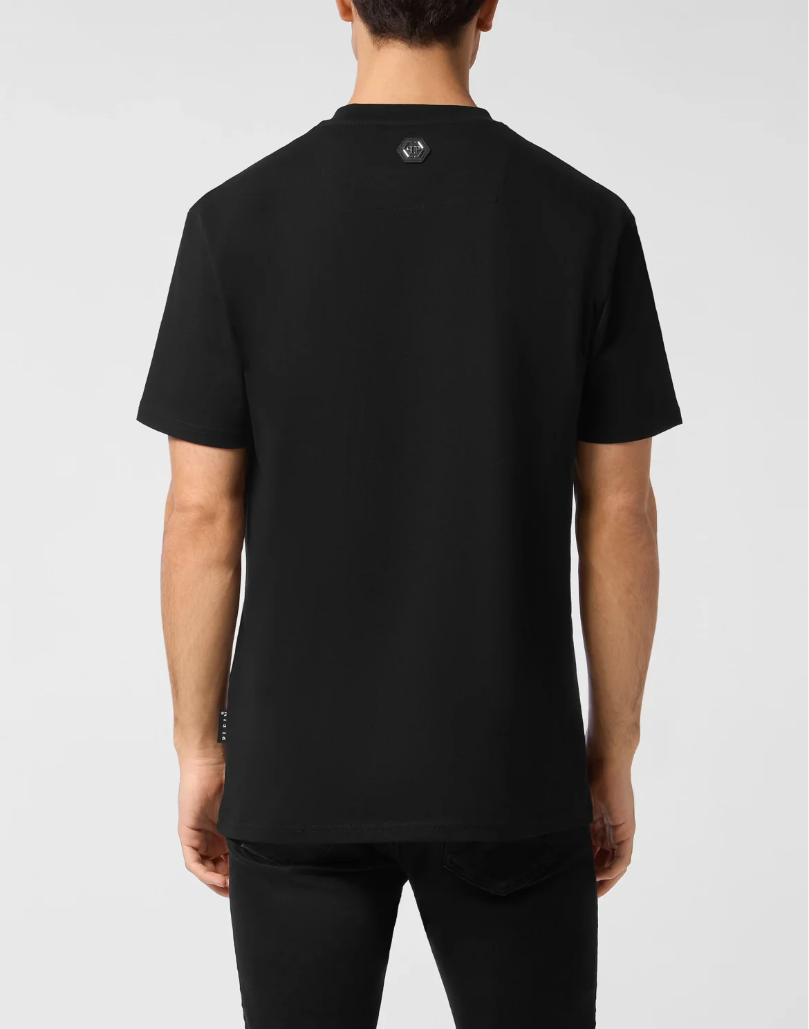 Round Neck T-Shirt College Plein, цвет: Черный