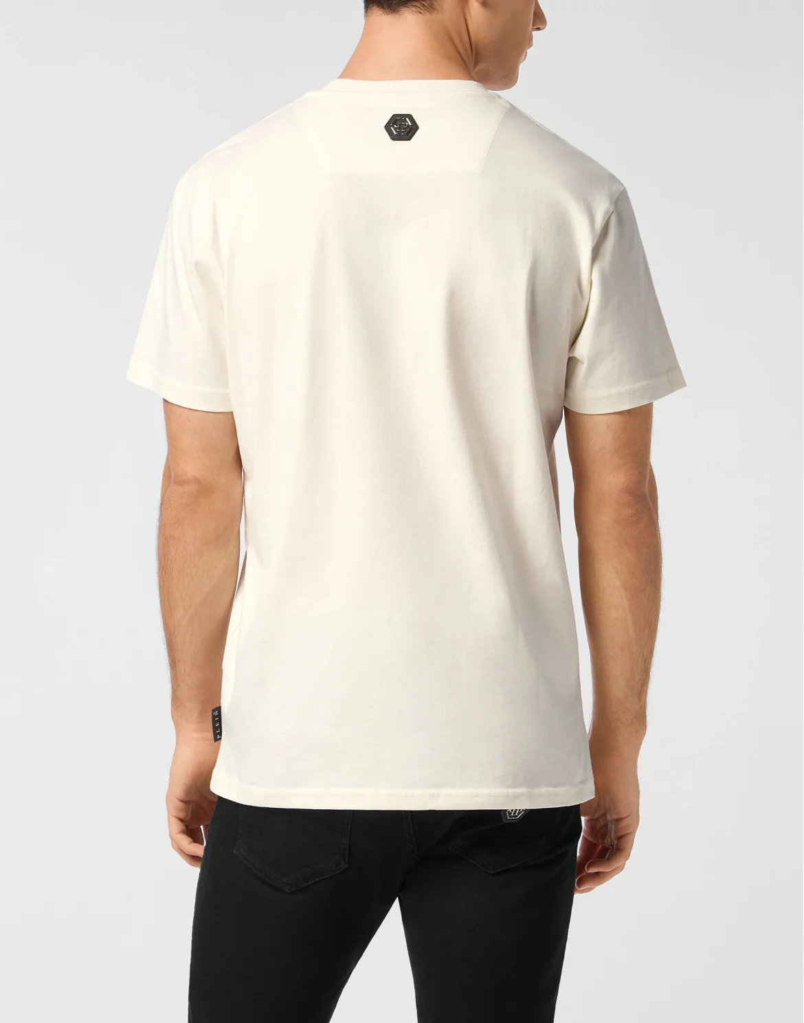 Round Neck T-Shirt Full Of Stones Stripes, цвет: Бежевый