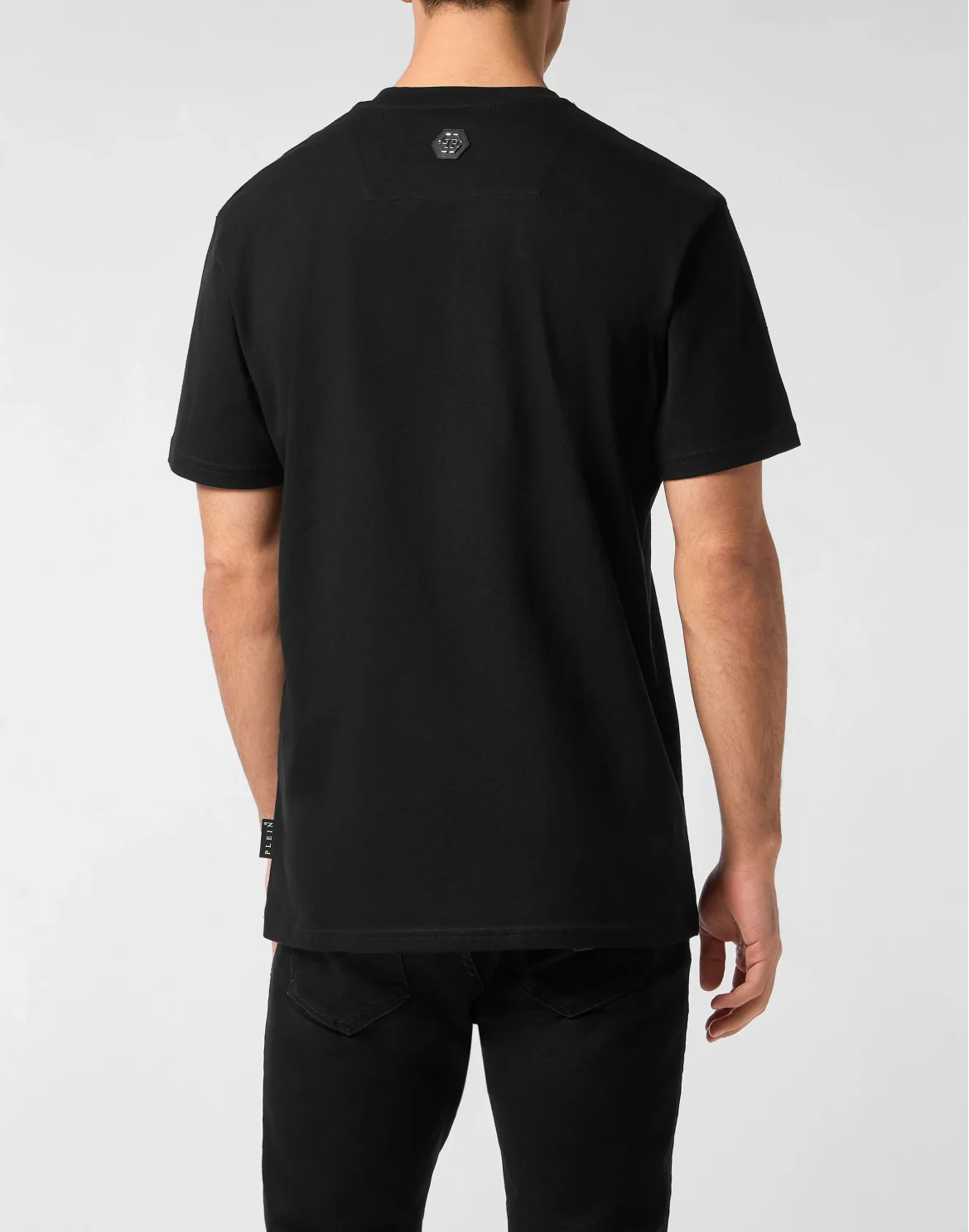 Round Neck T-Shirt Full Of Stones Stripes, цвет: Черный