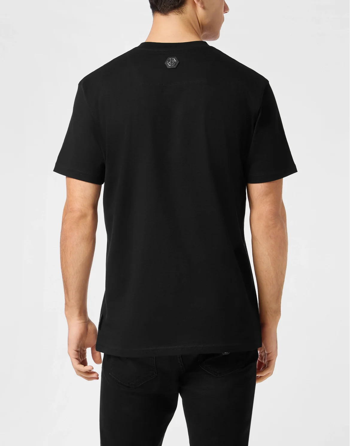 Round Neck T-Shirt Full Of Stones Plein, цвет: Черный