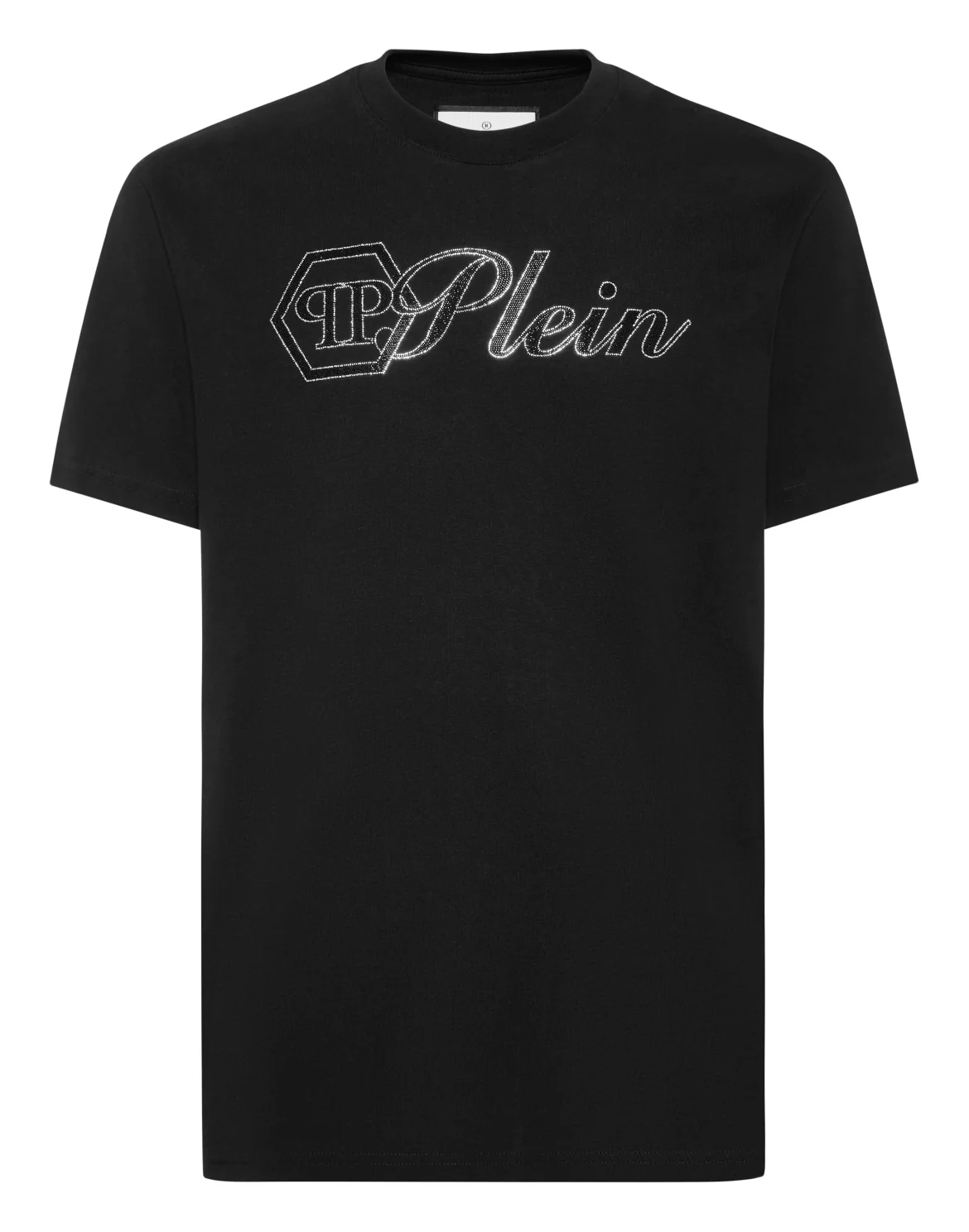 Round Neck T-Shirt Full Of Stones Plein, цвет: Черный