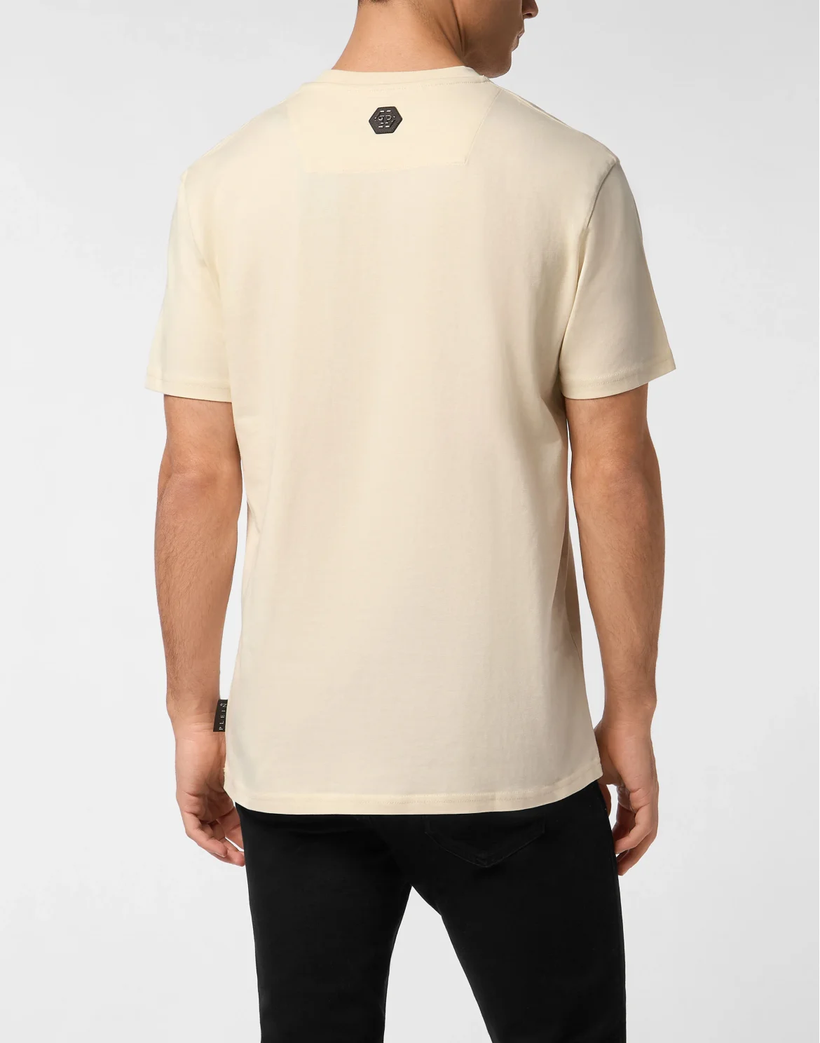 Printed Round Neck T-Shirt Skull & Bones, цвет: Бежевый