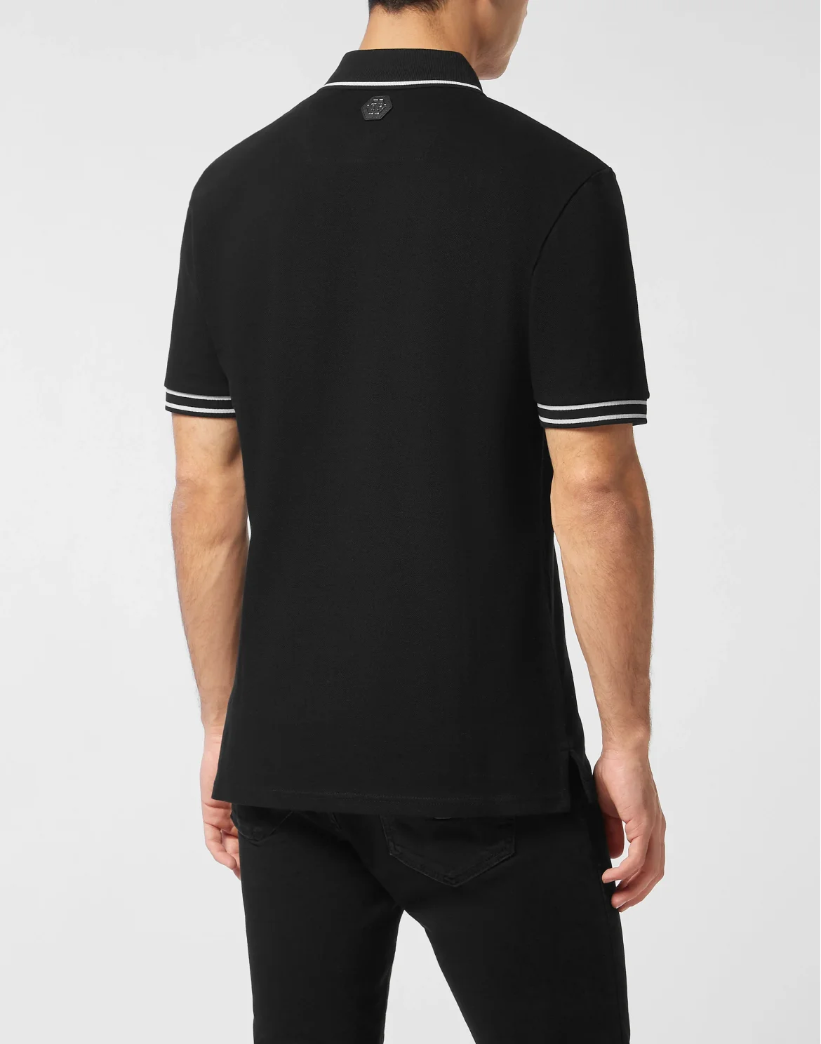 Piquet Polo Shirt Skull & Bones, цвет: Черный